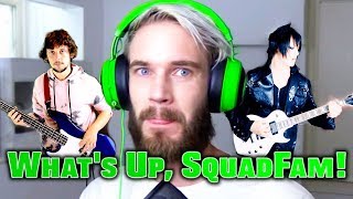 quotWhats Up SquadFamquot PewDiePie Remix  Song by Endigo ft Day by Dave [upl. by Atinna]