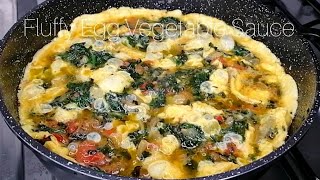 Nigerian Most Simpliest Dinner Egg Vegetable Sauce With Boiled Yam Super Quick and Delicious 💯 [upl. by Oilegor]