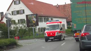 RTW 3831 DRK Bodenseekreis RW Markdorf [upl. by Ileak35]