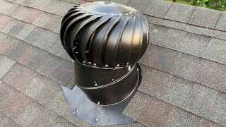 Como ponerinstalar una turbinaHow to install a turbine vent RoofingShinglesLosruferoskc [upl. by Irdua173]