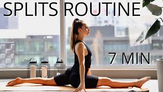 7 MIN STRETCH FOR SPLITS  How To Get Your Splits  Increase Flexibility  Daniela Suarez [upl. by Imij820]