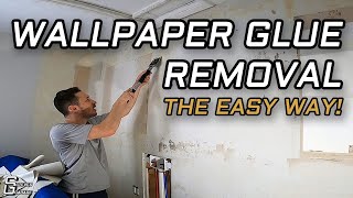 The Best Way to Remove Wallpaper Glue [upl. by Ocnarf757]