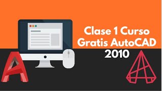 Clase 1  Curso Gratis AutoCAD 2010 [upl. by Severin]