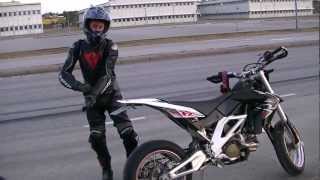 Aprilia SXV 550 with full Silmoto  Soundcheck [upl. by Modern]