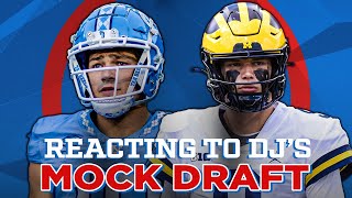 Daniel Jeremiahs New Mock Draft JJ McCarthy goes top 10  Preferred WalkOn [upl. by Mij]