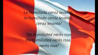 Peruvian National Anthem  quotHimno Nacional Del Peruquot ESEN [upl. by Gault]