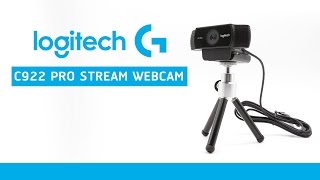 รีวิว  Logitech C922 PRO STREAM WEBCAM ภาพและเสียงจาก กล้อง C922 [upl. by Rhiamon]