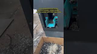 how to dispose of your scrap aluminum copper iron powder metalcakepressmachine metalforming [upl. by Odessa]