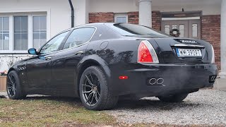 Maserati Quattroporte 42 cold start exhoust sound [upl. by Frasier]