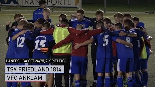 TSV Friedland 1814  VFC Anklam 30102024 [upl. by Notniuqal]