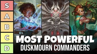 The Most Powerful Commanders of Duskmourn  Main Set amp Precons  Tier List  MTG [upl. by Lelah]