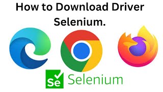 How to download the Selenium drivers Chrome driver and gecko driver Firefox from the browser [upl. by Reltuc]