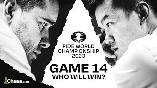 WINNER TAKES ALL Ding and Nepomniachtchi Are BOTH One Win Away From A FIDE World Champion’s Title [upl. by Amsirac]