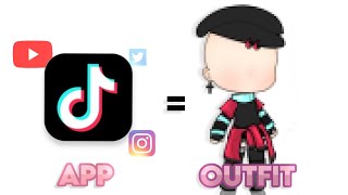 Apps as Gacha Outfits Acnithetree [upl. by Walsh449]