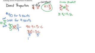 Solving Direct Proportion Problems [upl. by Kinzer]