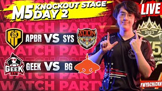 MARKY JG GEEK VS BG  M5 PLAYOFFS DAY 2 WATCHPARTY W ZANE  129 [upl. by Harve]