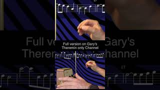 Gounod  Bach  Ave Maria Claravox Theremin Scorealong youtubeshorts [upl. by Alor]