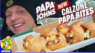 Papa Johns® CALZONE PAPA BITES Review 👨‍🍳🥐🧀👄 ⎮ Peep THIS Out 🕵️‍♂️ [upl. by Loginov290]