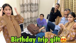 Finally fariha ko international trip gift kardiya birthday par😍  kon kon jaraha hamare sath😳 [upl. by Fu]