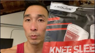 Aeolos Knee Sleeves Review amp Demonstration [upl. by Letrice835]