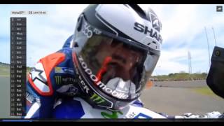 Full Moto GP Le Mans Prancis 2016 Best Battle Valentino Rossi vs DoviMarck [upl. by Aneehsirk]