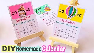 How to make Calendar at home  DIY Calendar 2025  Paper Calendar Ideas  Art and Craft with Paper [upl. by Lincoln]