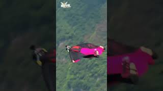 Wingsuit flying in China’s Zhangjiajie  China in Lens [upl. by Kopp]