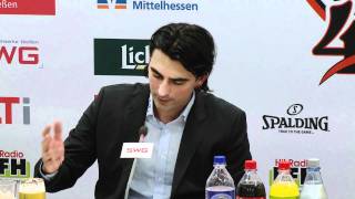 LTi GIESSEN 46ers  Pressekonferenz mit Vladimir Bogojevic und Michael Koch [upl. by Ayidah]