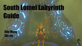 South Lomei Labyrinth Guide  Breath of the Wild  Barbarian Chest Armor [upl. by Cindee]