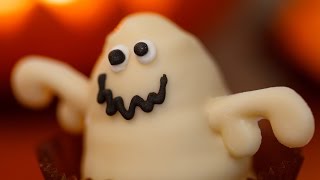 Halloween sweets recipes  Ghost candies [upl. by Thirza]