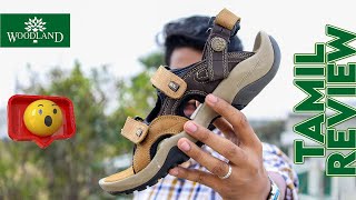 Woodland Leather Sandal Review  Tamil Review  footwear review  Woodland Formal Shoe  Gtrendz [upl. by Vasya]