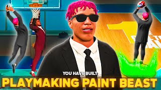 THIS NEW quotPLAYMAKING PAINT BEASTquot BUILD WILL TAKE OVER NBA 2K22 [upl. by Dicky]