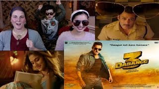 Dabangg 3 Trailer  Salman Khan  Sonakshi Sinha  Prabhu Deva  Americans Reaction [upl. by Serg]