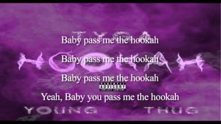 Hookah Tyga Feat Young Thug Lyrics on the screen [upl. by Hinson]