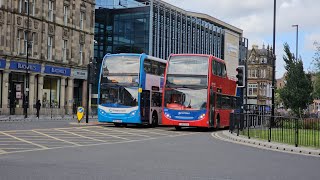 Buses in Newcastle  Eldon Square amp Haymarket  August 2024 [upl. by Brick]