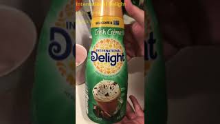 International Delight Irish Creme Coffee Creamer Quick Review shorts [upl. by Pavlish]