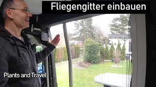 Dometic FlyTec FT 200 Insektenschutz Fliegengitter einbau Camperausbau [upl. by Ahsiruam]