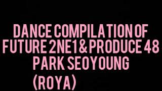 Future 2NE1 amp Produce48 Ex YG trainee Park Seoyoung  Dance Compilation [upl. by Outlaw]