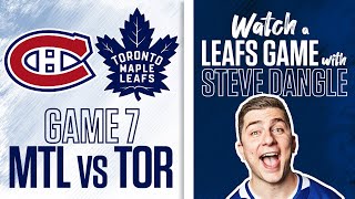 ReWatch Montreal Canadiens vs Toronto Maple Leafs Game 7 LIVE w Steve Dangle [upl. by Erhart543]