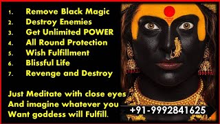 Extremely Powerful Kali Mantra To Destroy Enemy 108 chants [upl. by Niloc]