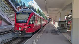 Rhätische Bahn Chur  Arosa line 23072024 [upl. by Sy297]