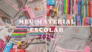 MEU MATERIAL ESCOLAR 2024 📚  Faculdade de Medicina Veterinária ⚕️🩺 [upl. by Jenesia]