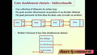 les listes doublement chainée en langage C [upl. by Artair]