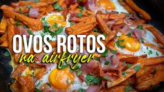 Como Fazer Ovos Rotos na Airfryer [upl. by Neemsay]