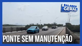 Ponte sobre o Rio São João em Casimiro de Abreu sem manutenção prejudica fluxo de veículos [upl. by Rora]