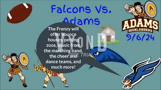 Rochester Vs Adams Football Info 2024 [upl. by Enirok]