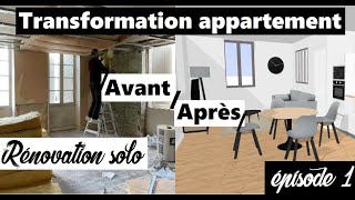 Rénovation dun appartement Travaux épisode 1  le plafond DIY [upl. by Leunamne]