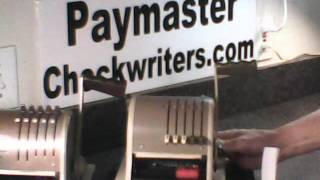 Paymaster CheckWriter 8000 Money Order [upl. by Siver]