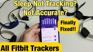 All Fitbits Sleeping Not Tracking Not Accurate Not Working FInaly FIXED [upl. by Odom828]