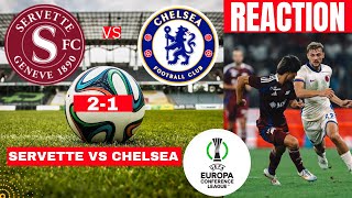 Servette vs Chelsea 21 Live UEFA Conference League Qualification Football Match Score Highlights [upl. by Dickie]